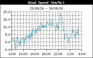 latest Wind speed